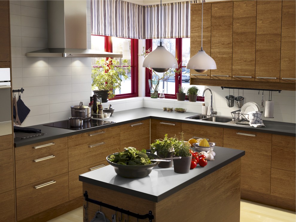 Minimalist kitchen photo in Other