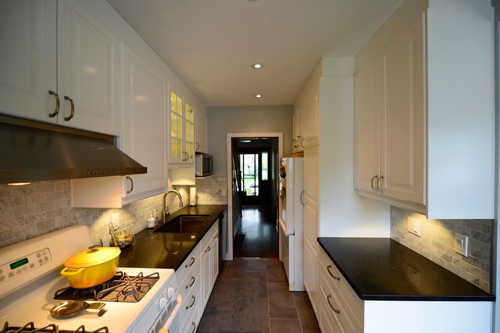 Ikea kitchen installation white Contemporary Kitchen Toronto by