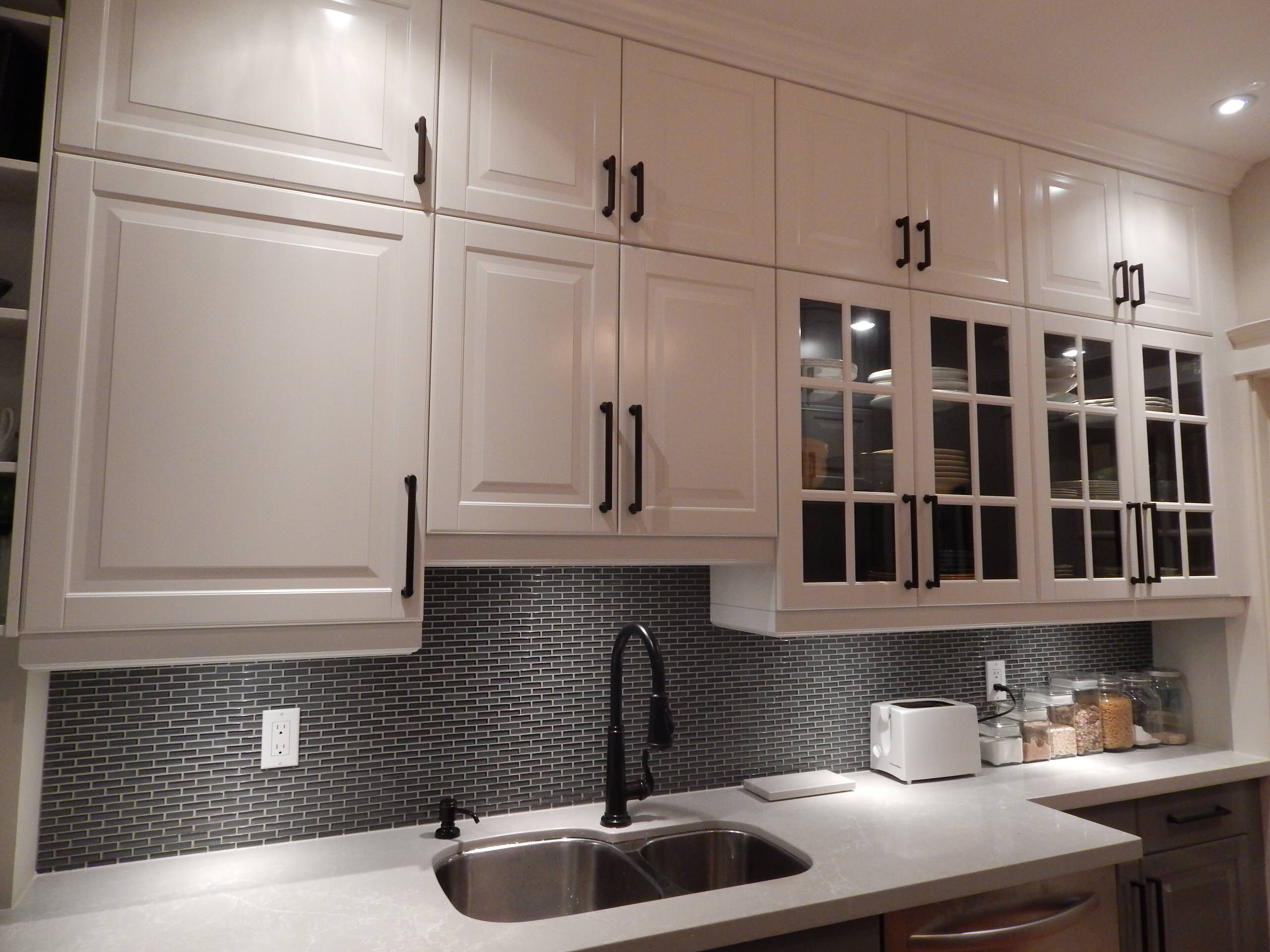 Stack Wall Cabinets Houzz, Can You Stack Kitchen Wall Cabinets