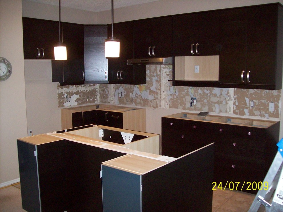 IKEA kitchens Modern Kitchen Calgary by Sprecker Installations