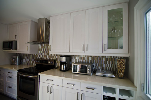 IKEA Ramsjo white kitchen Contemporary Kitchen Toronto by