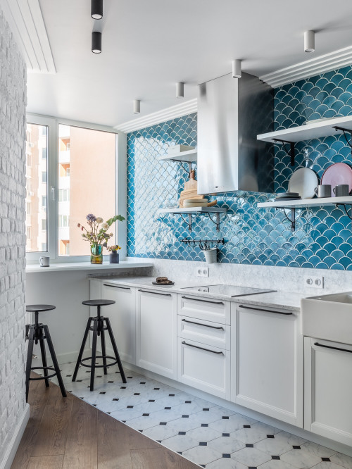 30+ Fish Scale Tile Backsplash ( Whimsical & Unique ) - Tiles