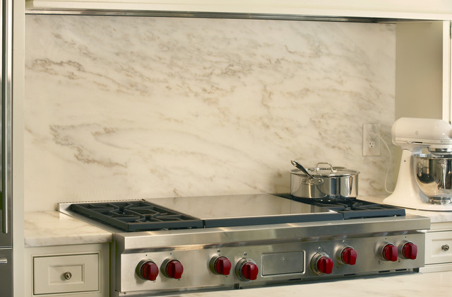 Imperial White Marble Backsplash Transitional Kitchen Chicago By Global Granite Marble Houzz