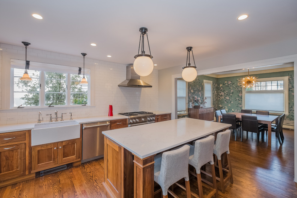 Improved on Outlook Ave. Traditional Kitchen New York by Gilley