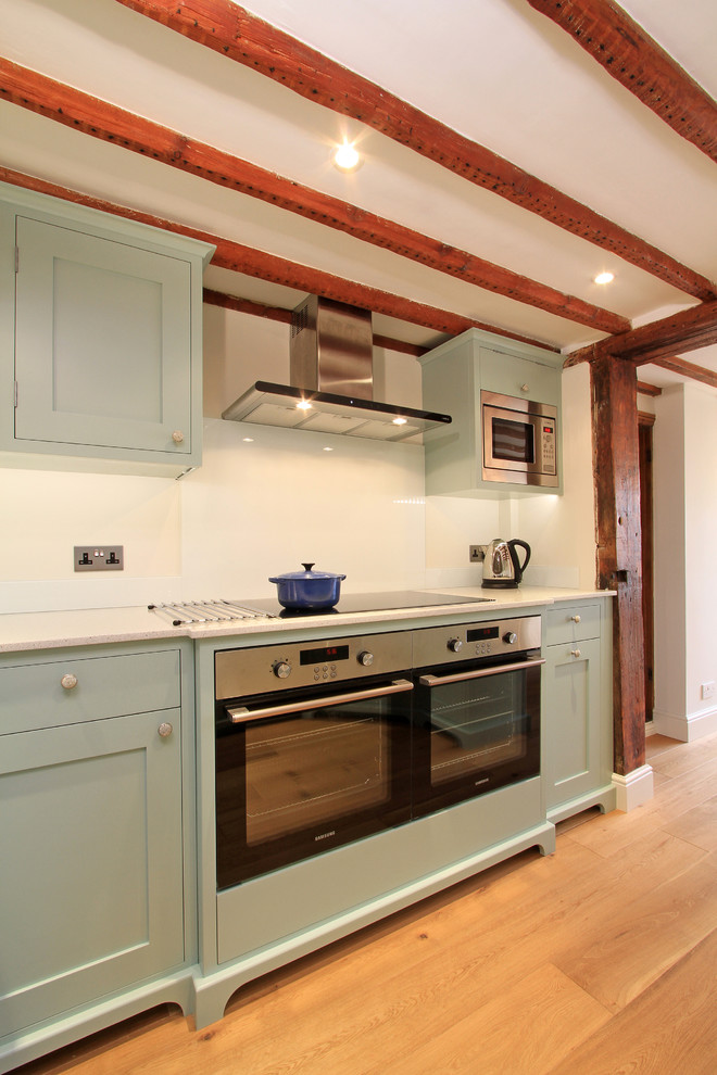 InFrame Shaker Kitchen in Teresa's Green Transitional Kitchen