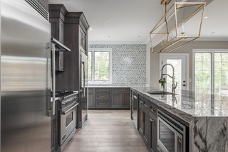 Grey & Gold Kitchen Design — West Coast Capri