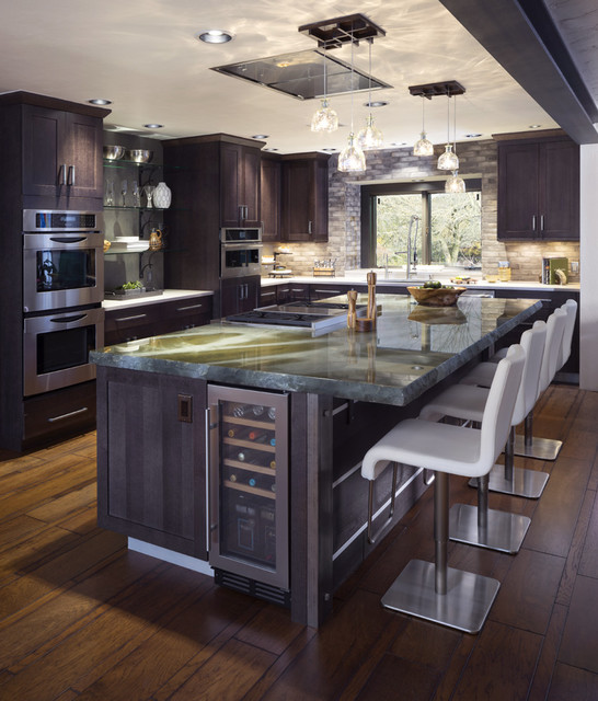 Industrial Contemporary with Character Contemporain Cuisine