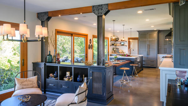 Industrial Farmhouse Kitchen Industrial Kitchen Los Angeles By Westside Remodeling Inc Houzz Ie