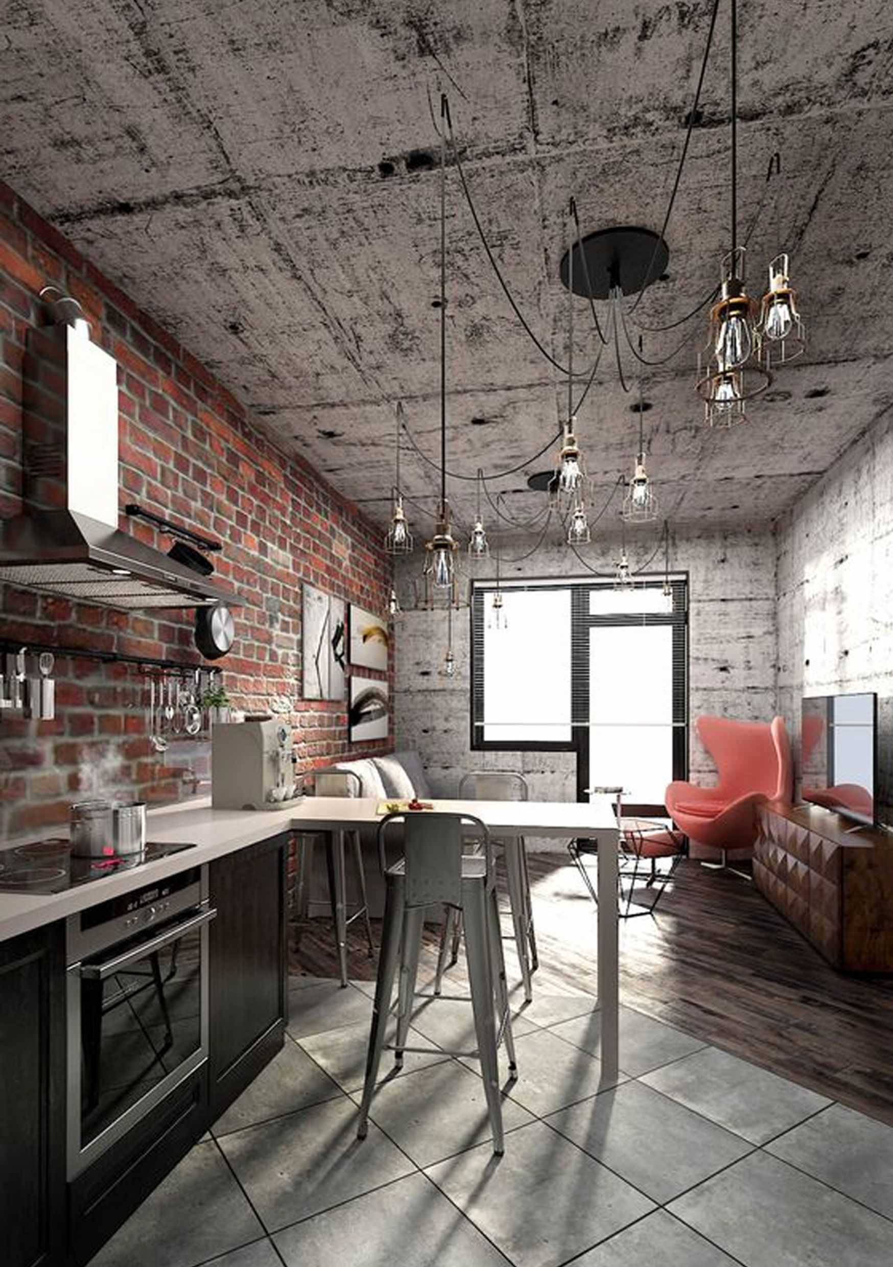 Brick Wall Designs For The Kitchen