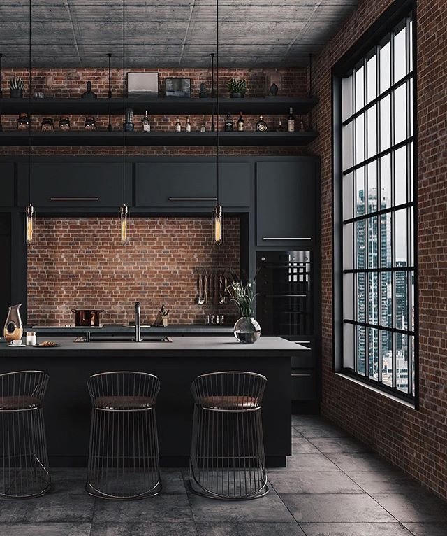 Industrial Kitchen Design Ideas - Industrial - Kitchen - Columbus - by