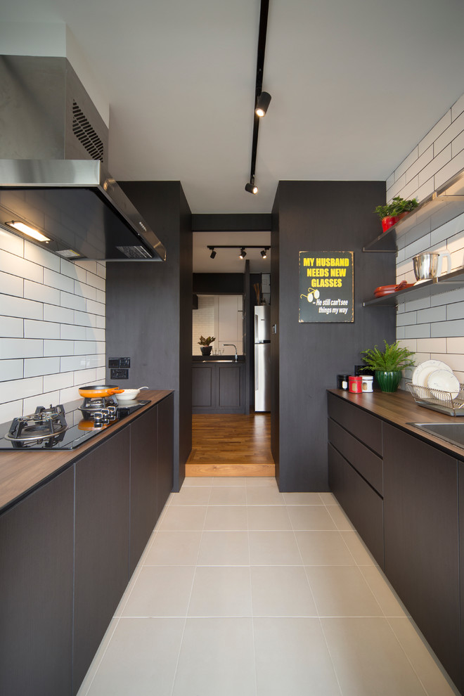This is an example of an industrial kitchen in Singapore.