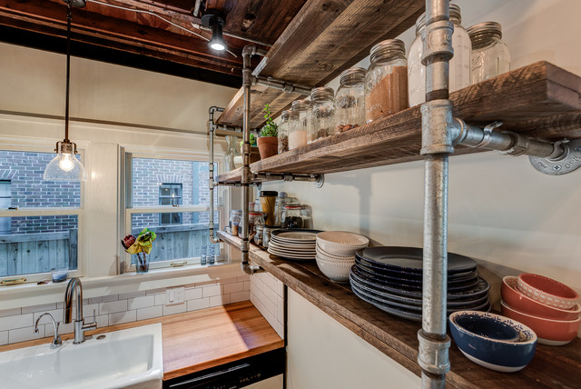 Industrial Retro Kitchen Urbana - Industrial - Kitchen - Chicago - by ...