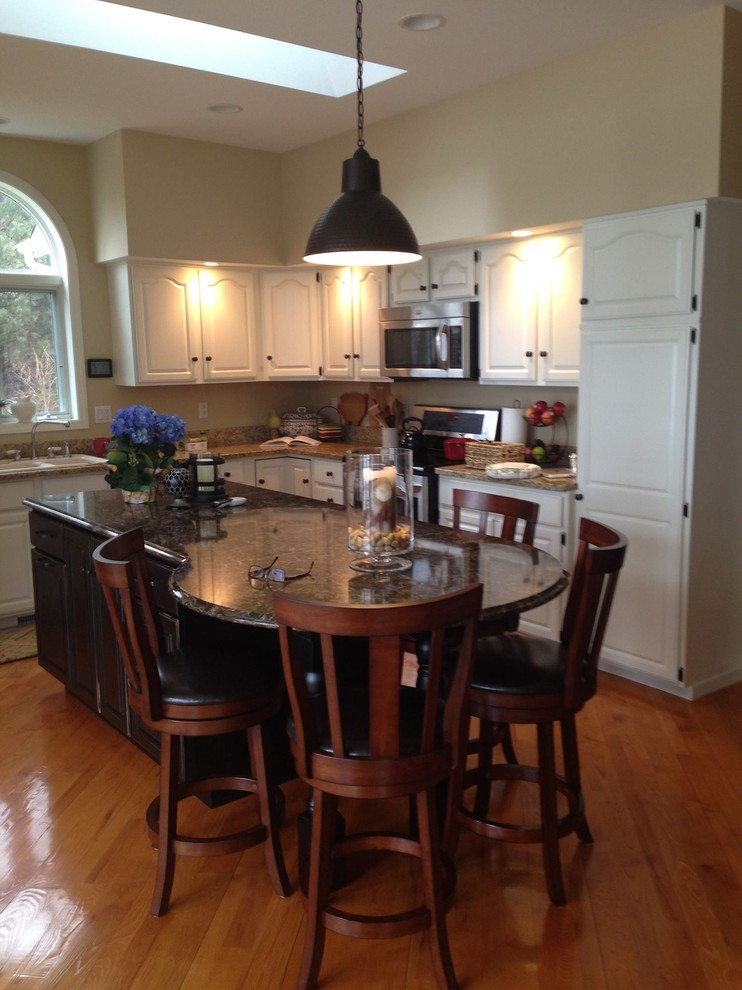 Installation of New Kitchen Island Traditional Kitchen Wichita