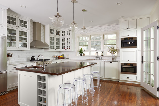 10 Countertop Mashups For The Kitchen, Contrasting Kitchen Island Countertop