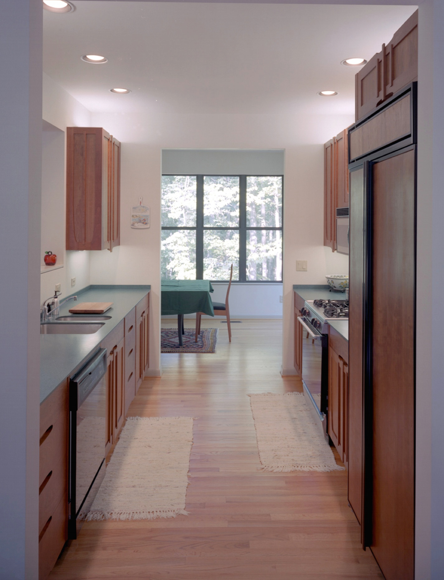 custom cabinet makers near me on 75 Beautiful Craftsman Kitchen With Flat Panel Cabinets Pictures Ideas June 2021 Houzz