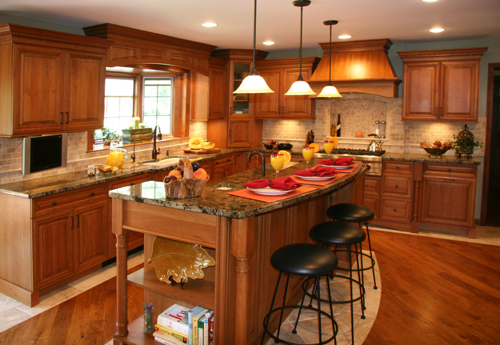 Inviting Kitchen in Barrington Traditional Kitchen Chicago by