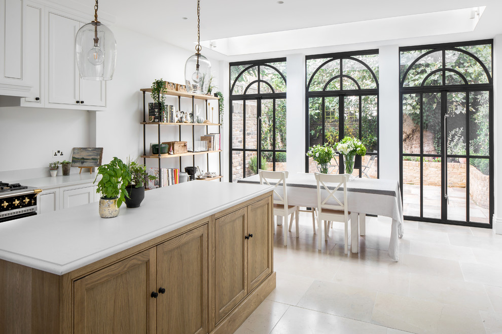 Design ideas for a classic kitchen in London.
