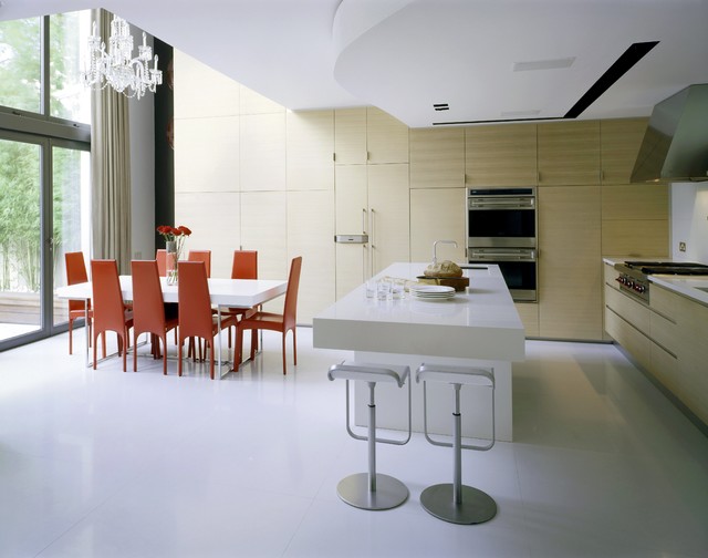 Island bar stools Contemporary Kitchen London by Artichoke