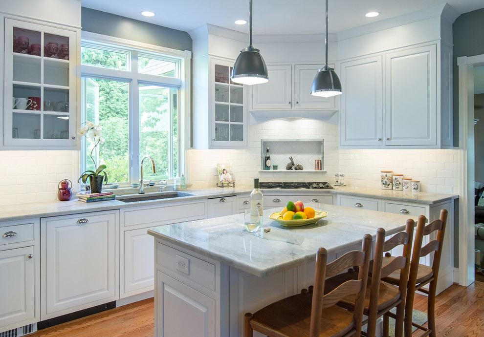 Island Seating For Three In Wayne Pa Traditional Kitchen Philadelphia By Maclaren Kitchen And Bath