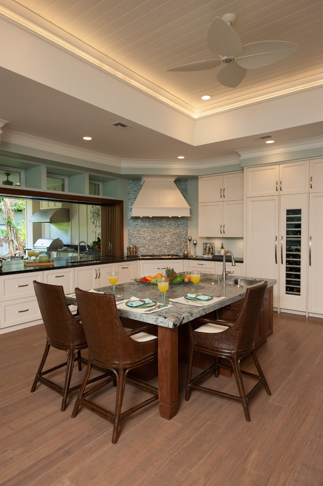 Island Tranquility Transitional Kitchen Hawaii by Archipelago Hawaii Luxury Home Designs