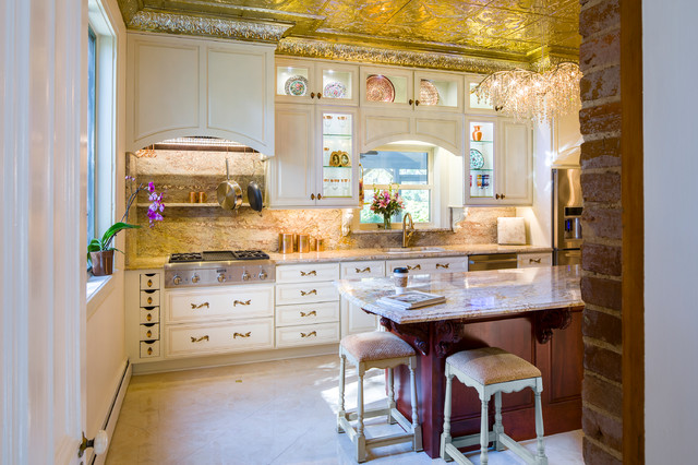 Italianate Kitchen Remodel British Colonial Kitchen Cedar Rapids By Mark Russo Kitchen And Bath Design Houzz
