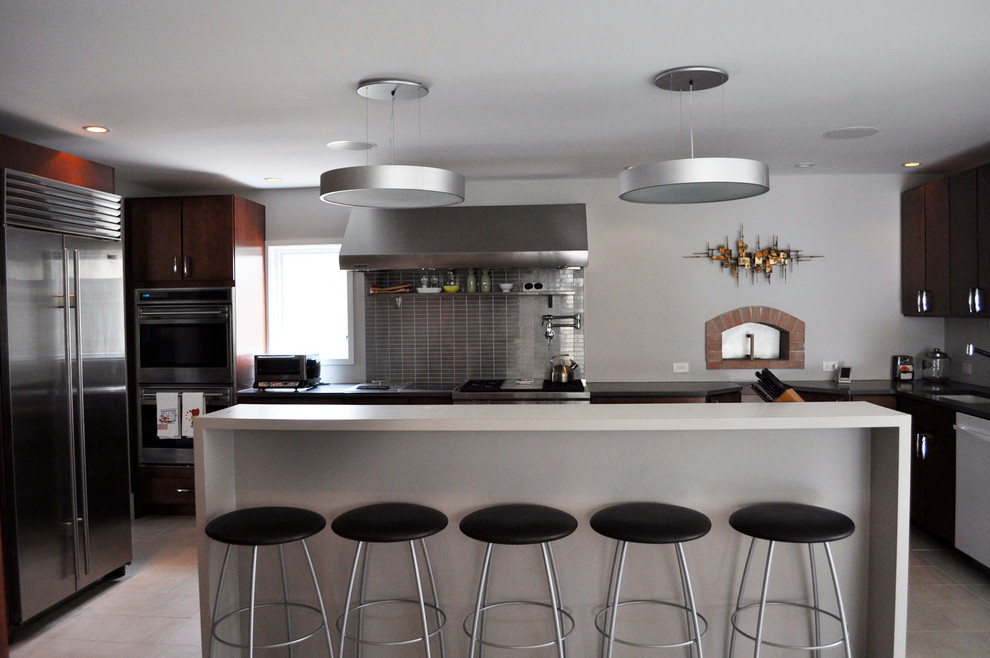 Inspiration for a contemporary kitchen in Portland Maine.