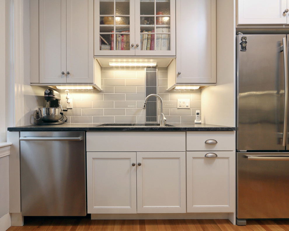 Jamaica Plain Condo Kitchen Remodel Transitional Kitchen Boston by New England Design