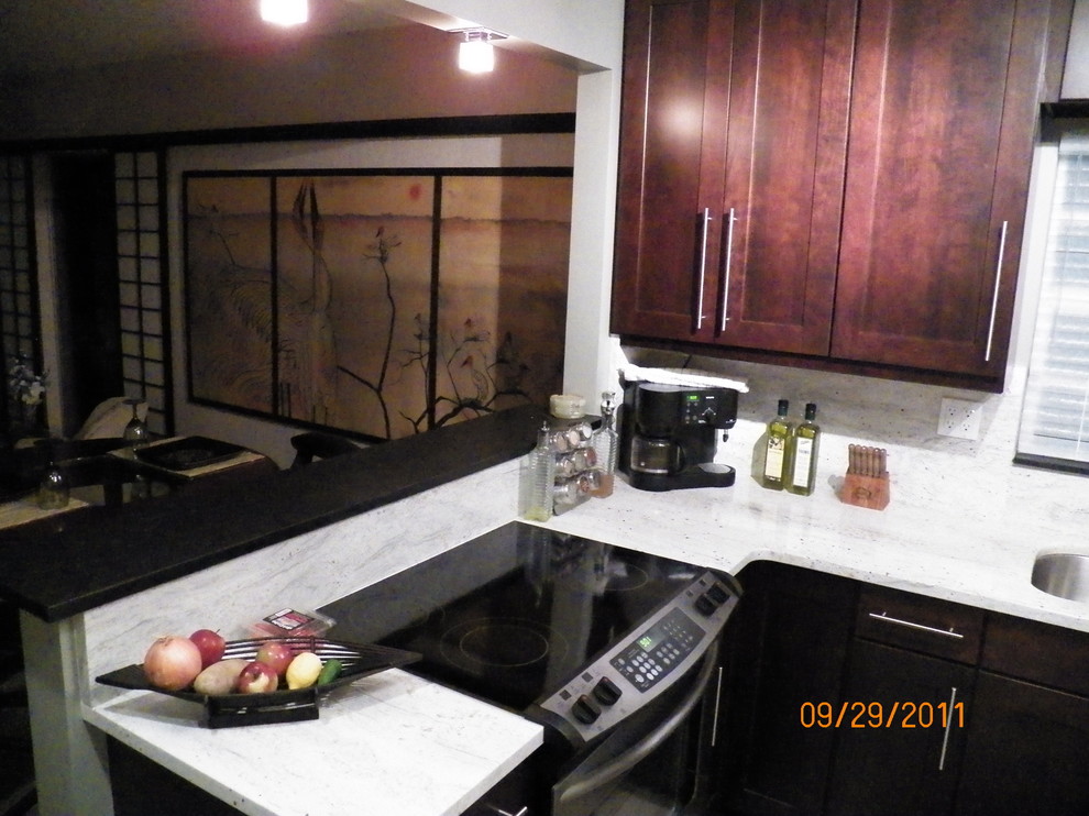 Minimalist kitchen photo in Tampa