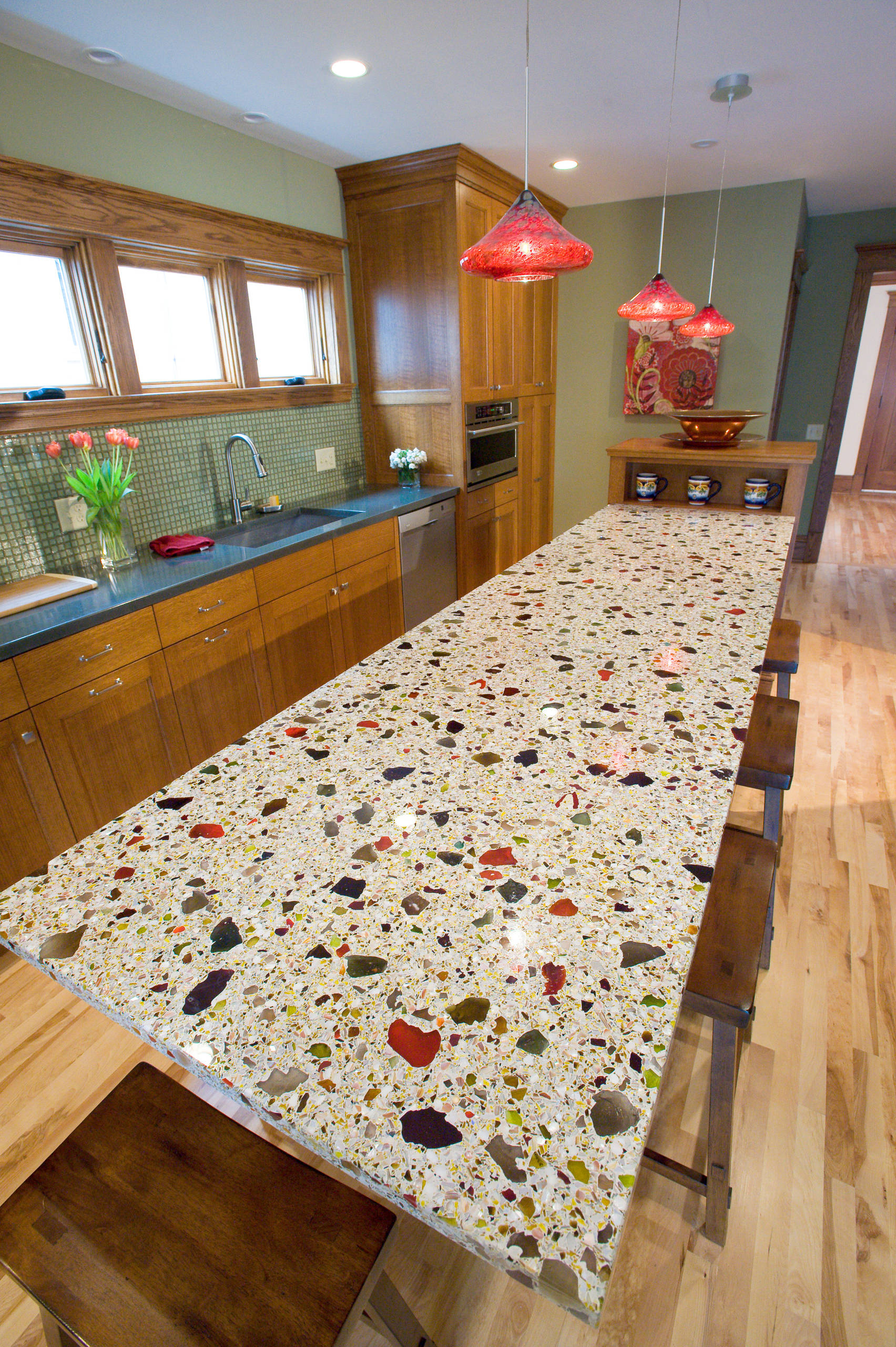 Kitchen Countertops Made Of Recycled Glass Things In The Kitchen   Jones Design Build Jones Design Build Img~4151d8130ec4666e 14 5674 1 22142a1 