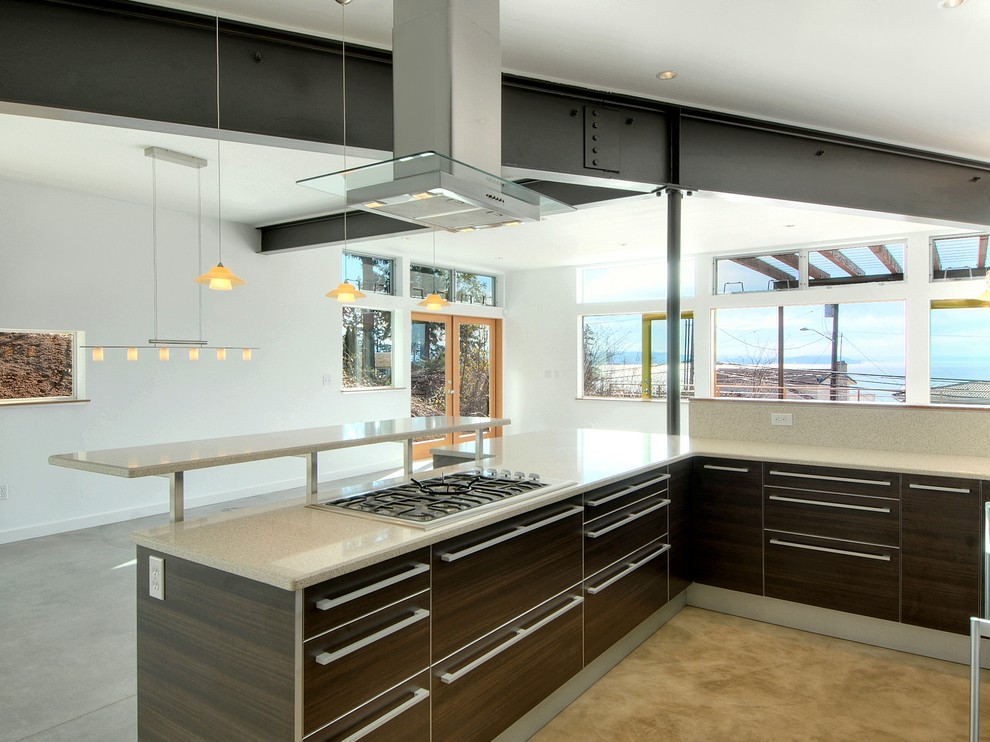 Inspiration for a contemporary kitchen remodel in Seattle