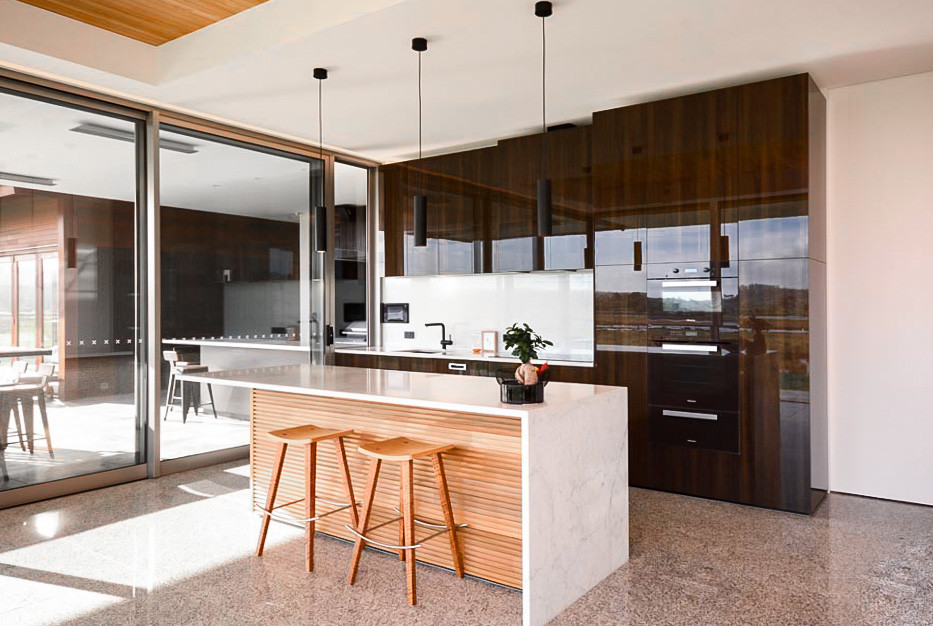 Inspiration for a contemporary kitchen remodel in Hobart