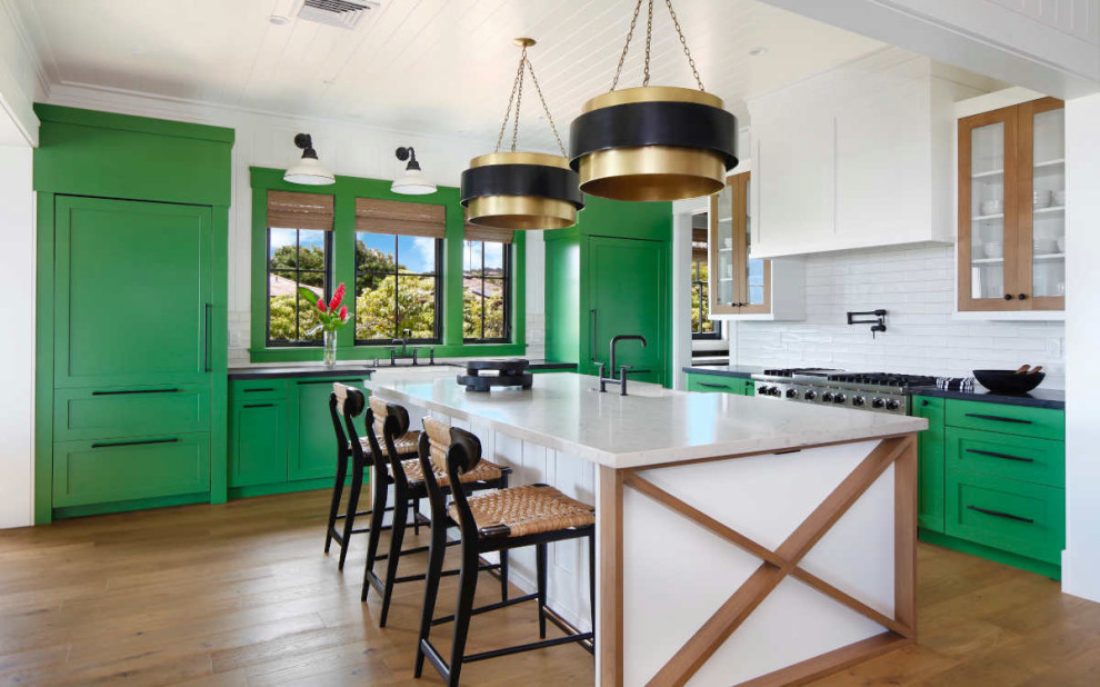 Inspiration for a world-inspired kitchen in Hawaii.