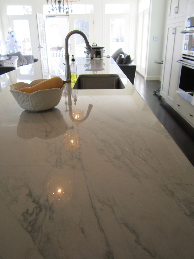 Karen's Kitchens Beach Style Kitchen Portland Maine by Hancock