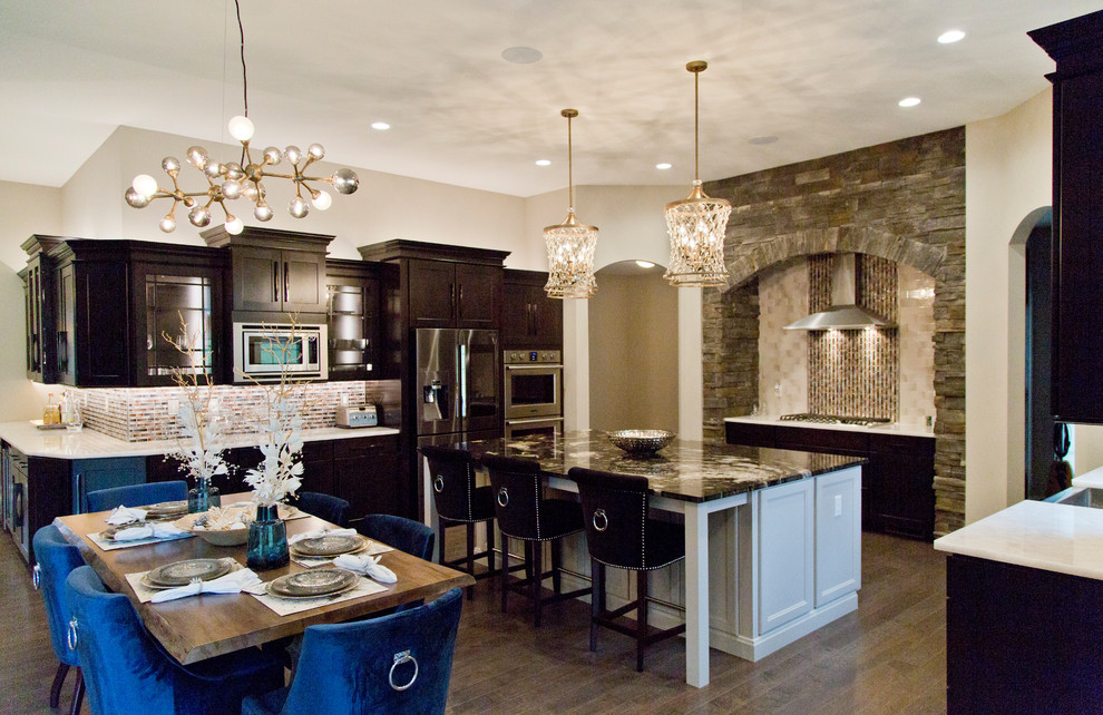 Kathy Helbig-Strick Stunning Home Lighting - Contemporary - Kitchen ...