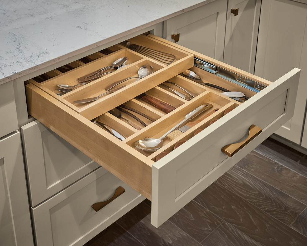 Kemper Tiered Cutlery Divider Kitchen Other by MasterBrand Houzz