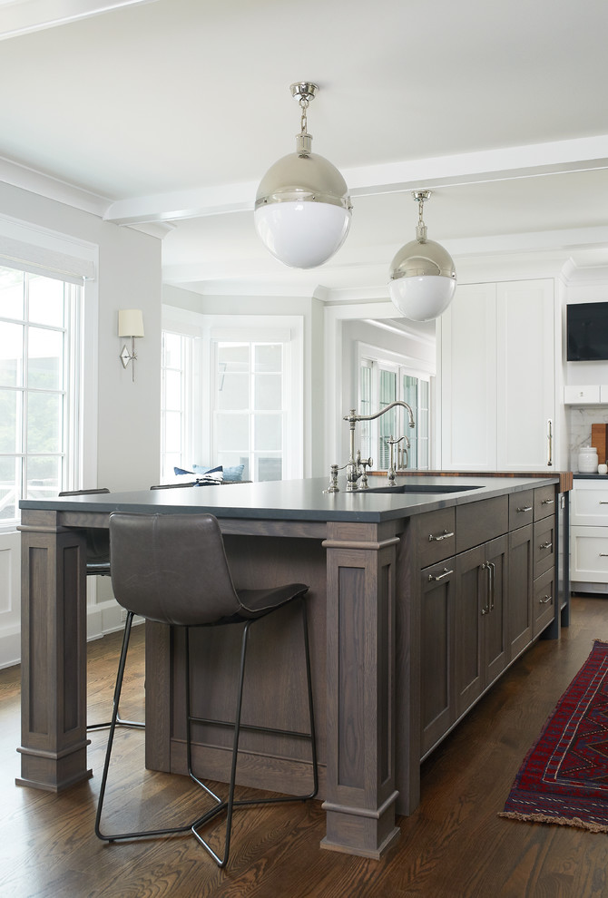 Transitional kitchen photo in Grand Rapids