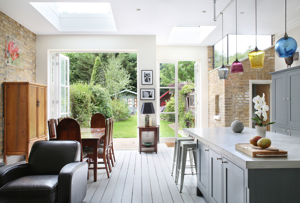 Inspiration for an eclectic kitchen remodel in London