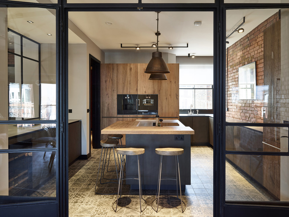 Image showcasing Kensington Penthouse - Industrial - Kitchen - London - by Eggersmann ...