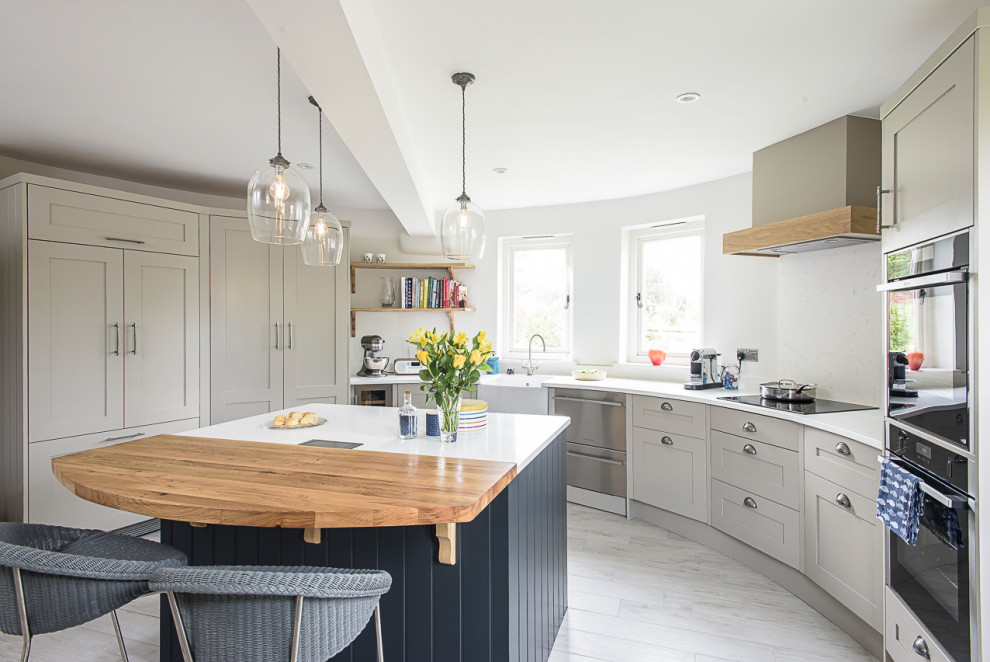 Kentish Oast House Kitchen Farmhouse Kitchen Kent by J M