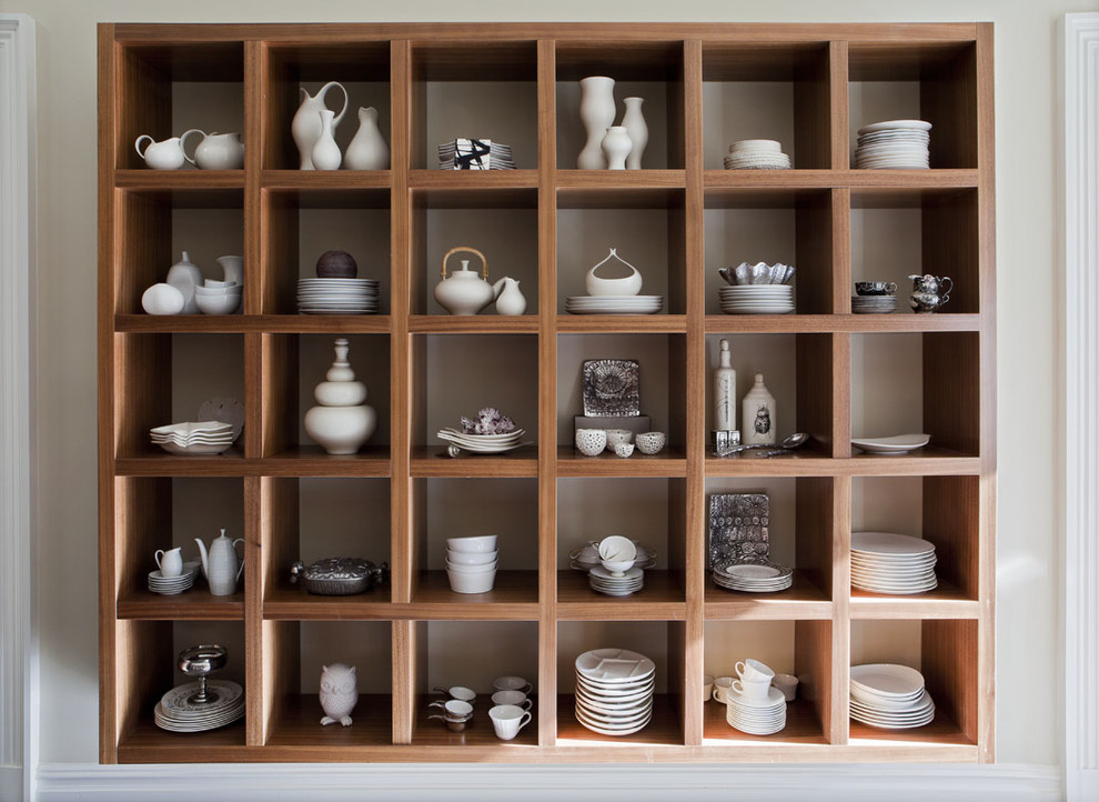 Example of a trendy kitchen design in New York