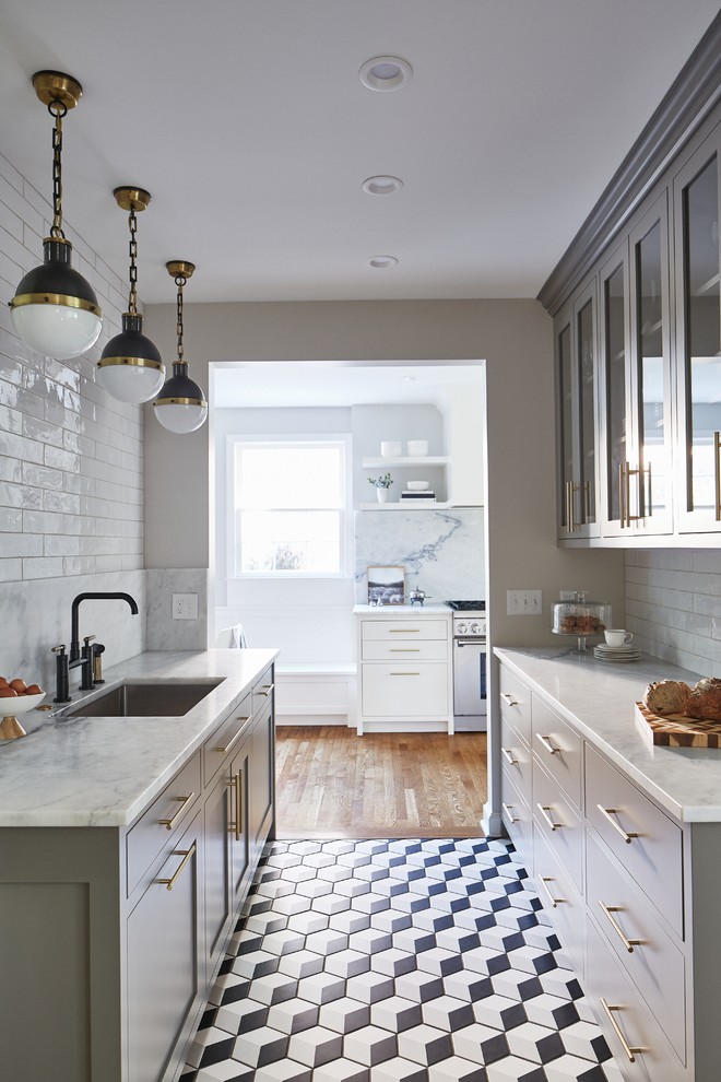 Kitchen and butler's pantry - Transitional - Kitchen - Cleveland - by R ...