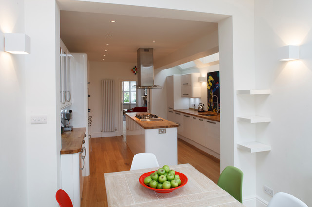 Kitchen and Dining Area for a Victorian Terraced House - Contemporary