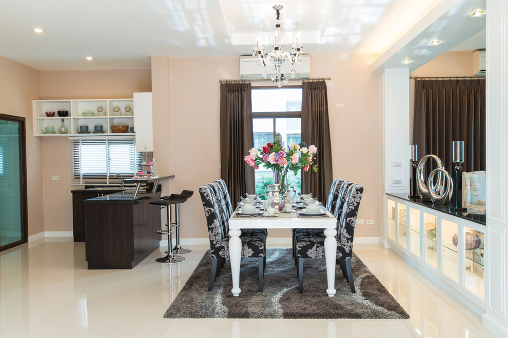 KITCHEN & DINING Window Treatments Modern Dining Room Denver by