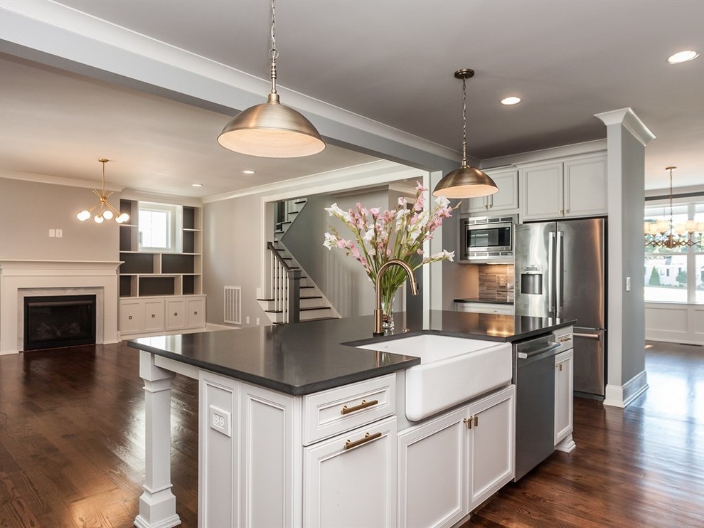 Kitchen and Family Room, Parade of Homes GOLD WINNER! Transitional
