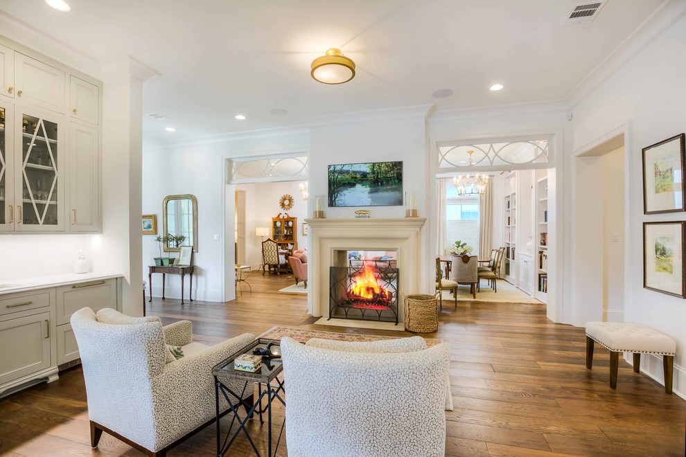 Kitchen & Great Room Settlement at Willow Grove Baton Rouge Custom