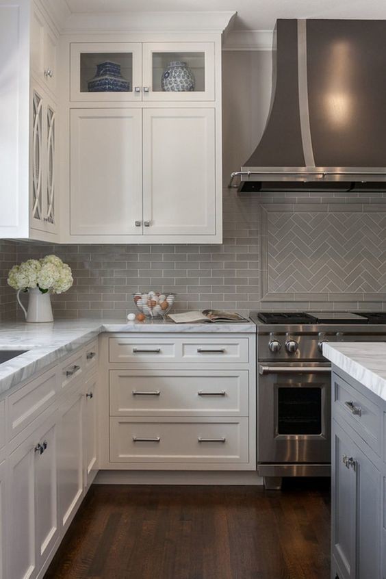 Kitchen Back Splash - Contemporary - Kitchen - Raleigh - by Southern ...