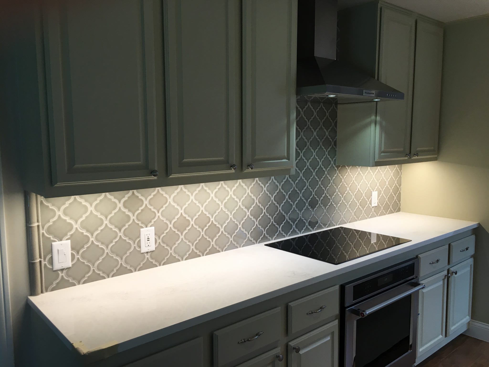 Arabesque Tile Backsplash Houzz