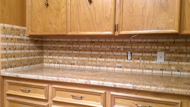 KITCHEN - Backsplash - Marble Mosaic - Contemporary - Kitchen - Austin ...