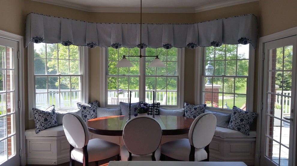 Kitchen Bay Window Valance Transitional Kitchen Chicago by