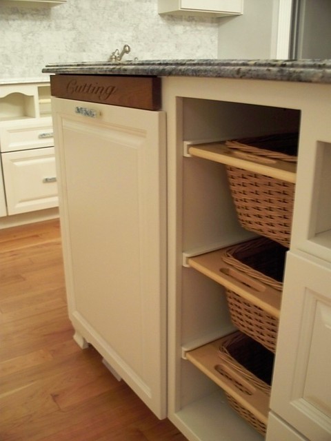Kitchen Built In Cutting Board And Baskets Traditional Kitchen Philadelphia Houzz Uk